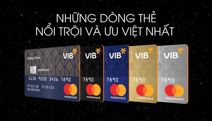 Lãi suất thẻ tín dụng VIB